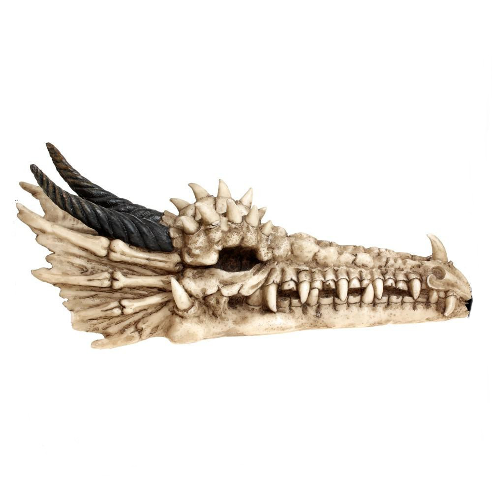 Nemesis Now - Draco Skull Weihrauchhalter - Creme
